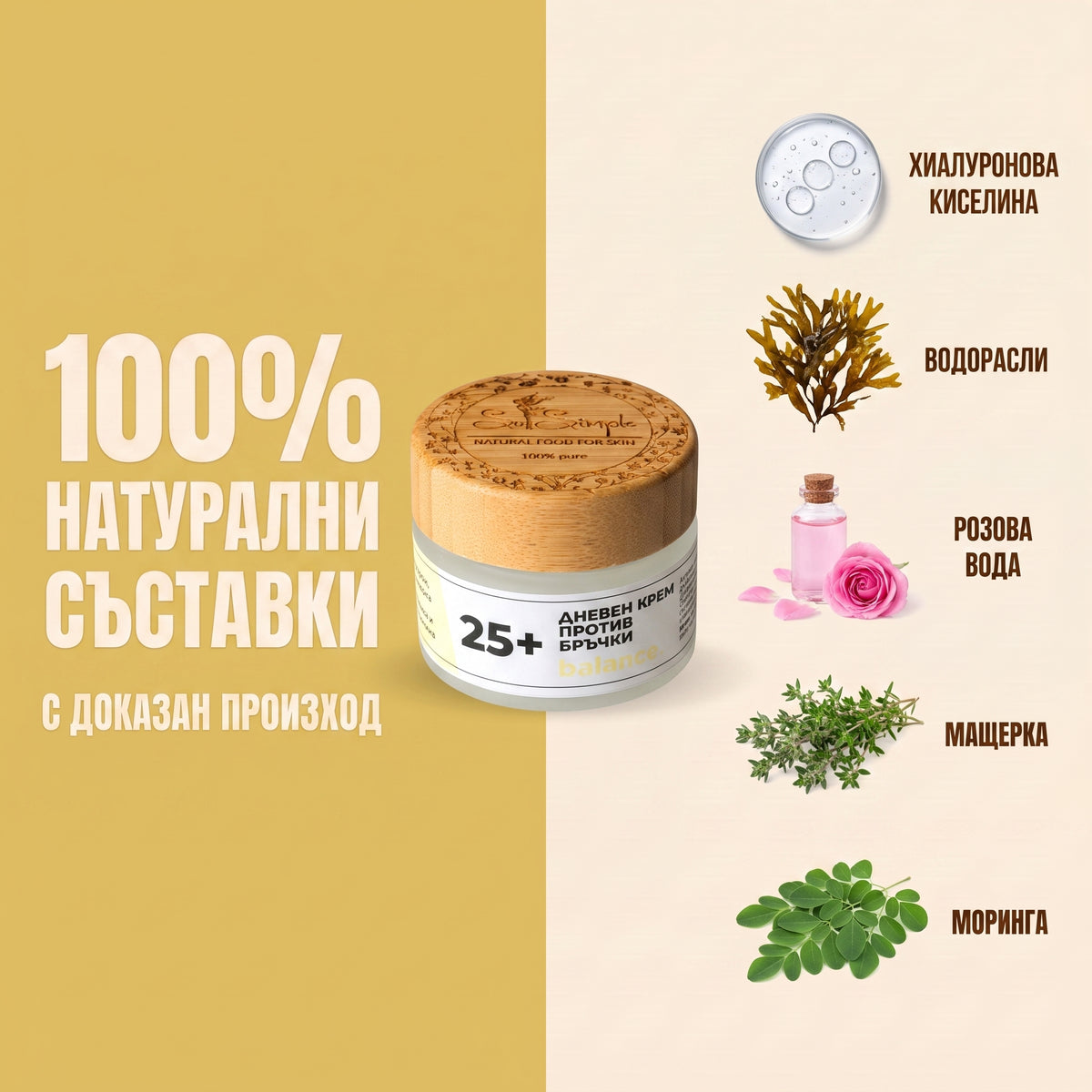 ПРОМО Комплект натурални продукти за лице 25+