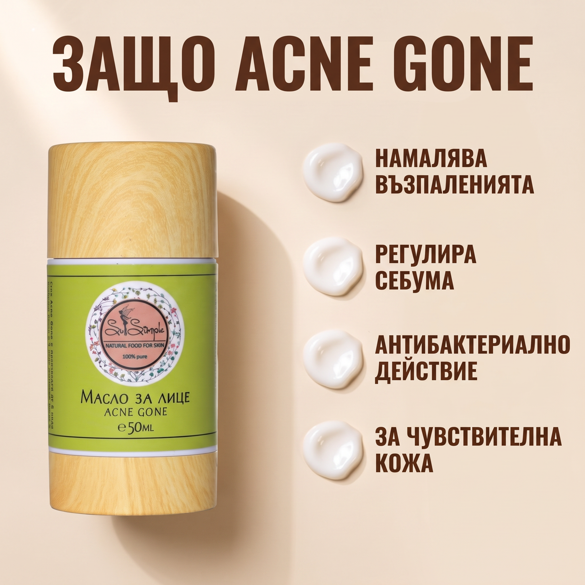 ПРОМО Комплект при акне ACNE GONE