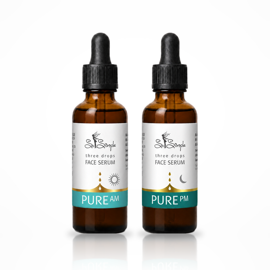 Комплект PURE AM + PURE PM: ден и нощ за мазна кожа studio shot