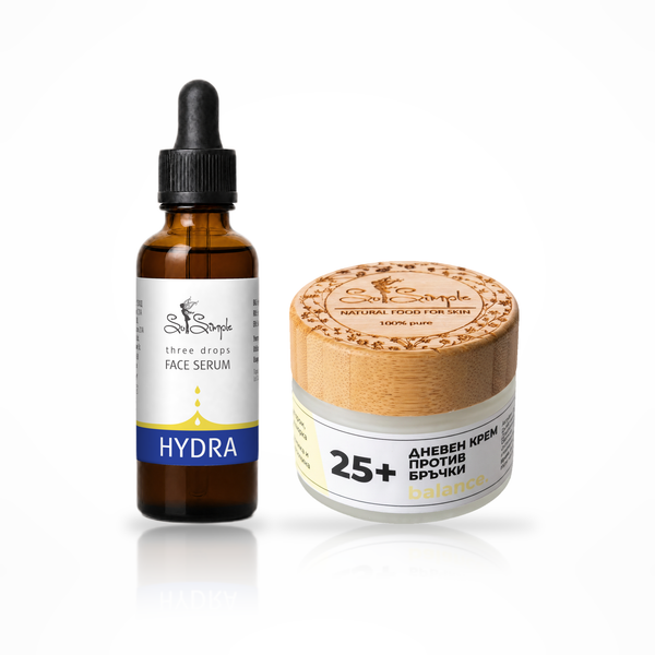 Комплект HYDRA + дневен крем BALANCE 25+